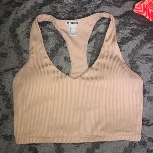 Padded long line bralette